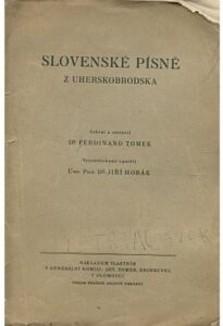 Slovenské písně z Uherskobrodska