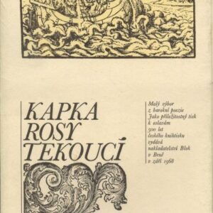 Kapka rosy tekoucí : malý výbor z barokní poezie
