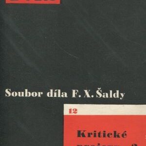 Kritické projevy. Sv. 3., 1896-1897