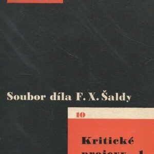 Kritické projevy. Sv. 1., 1892-1893