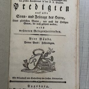 Predigten auf alle Sonn- und Festtage des Herrn, III. (III. )+ IV.(III. + IV.)