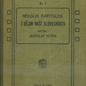 Několik kapitolek z dějin naší slovesnosti