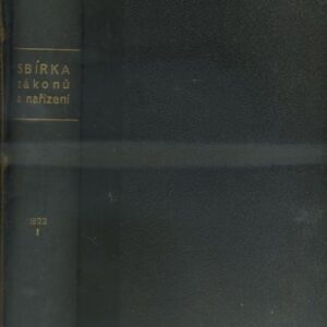 Sbírka zákonů a nařízení státu československého - ročník 1922