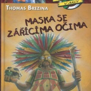 Maska se zářícíma očima