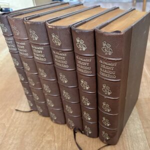 Dějiny národu českého I. - VI. komplet, polokokůže