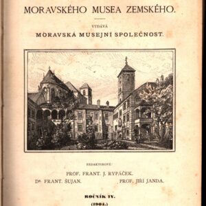 Časopis Moravského musea zemského ročník IV.