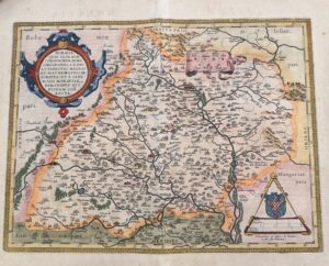 Moraviae, Morava kolorovaný mědiryt, 1602